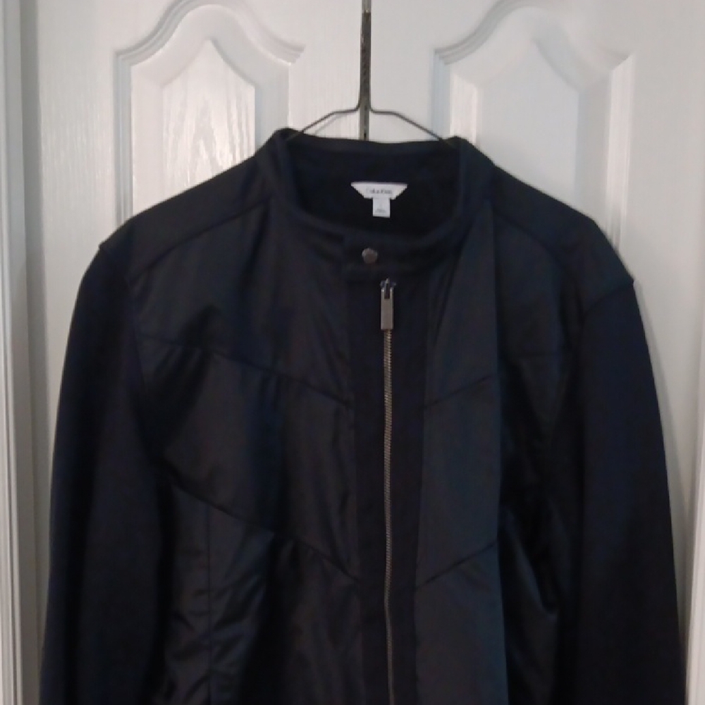 Calvin Klein Black Lightweight Shirt Jacket